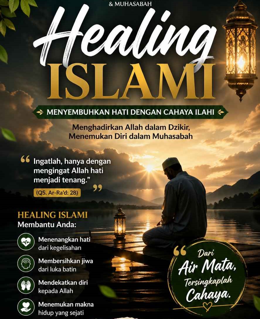 Healing Islami: Cara Menyembuhkan Hati dengan Dzikir dan Muhasabah